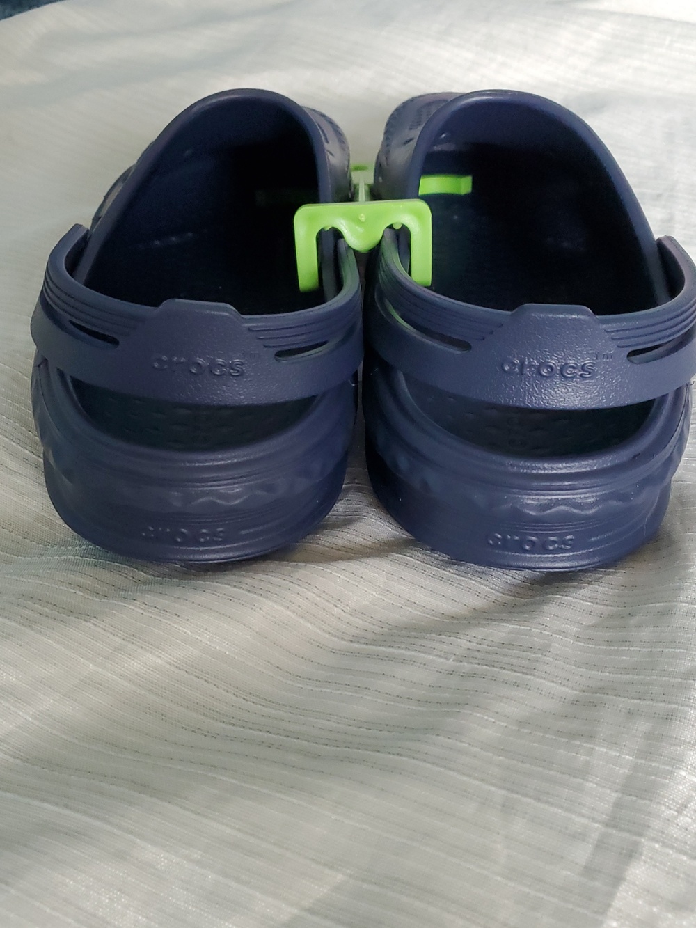 Men's Crocs Navy Off Grid Clog - Picture 4 of 9